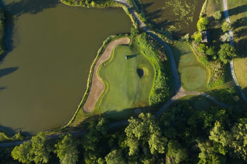 Golf durchschnittliches Handicap Grün Übersicht