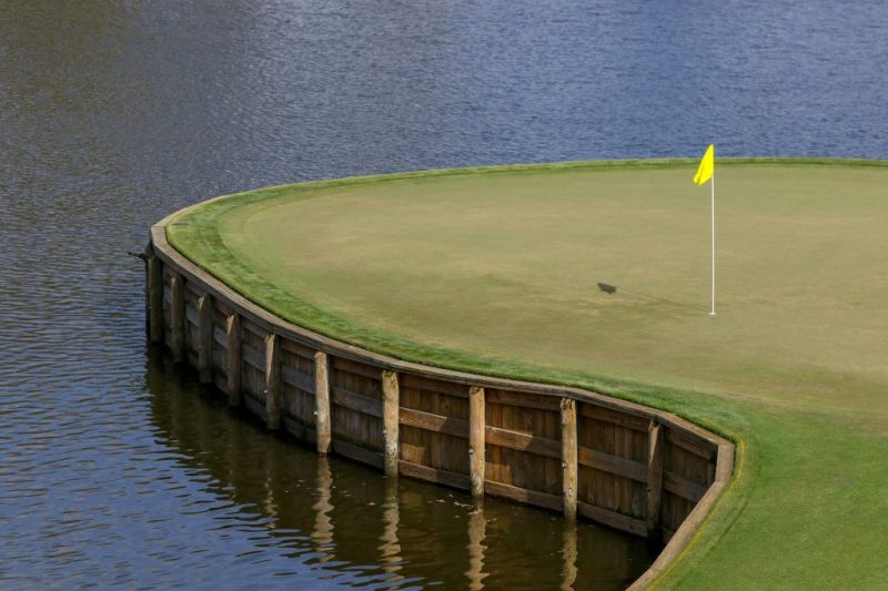 Golf durchschnittliches Handicap Wasserhinderniss