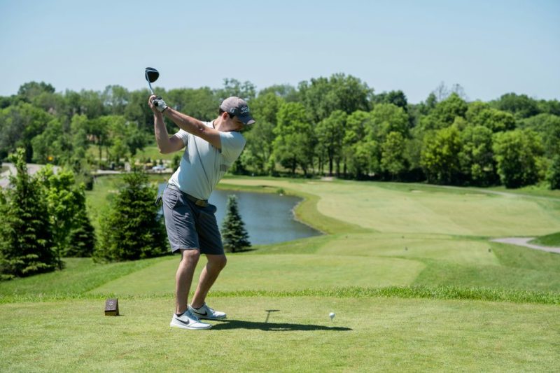 Golfhandschuh aussuchen Abschlag
