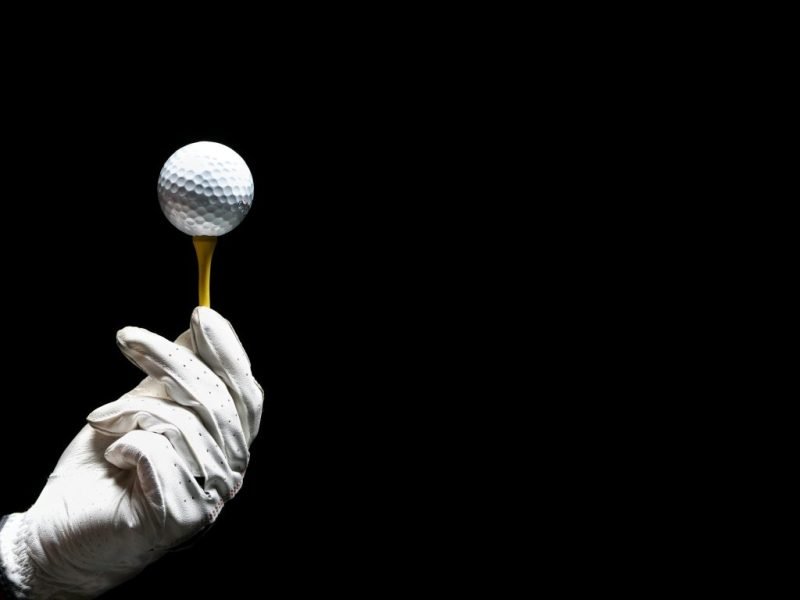 Golfhandschuh aussuchen Tee