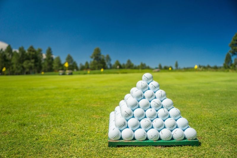 Handicap verbessern Golfbälle